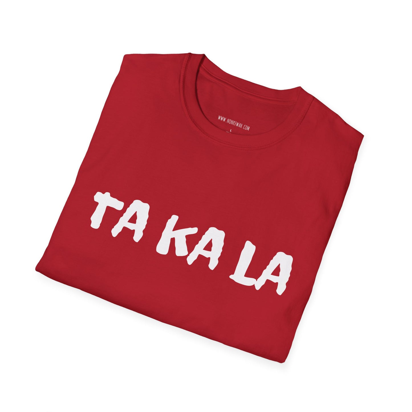 TA KA LA Minimalist Text Tee