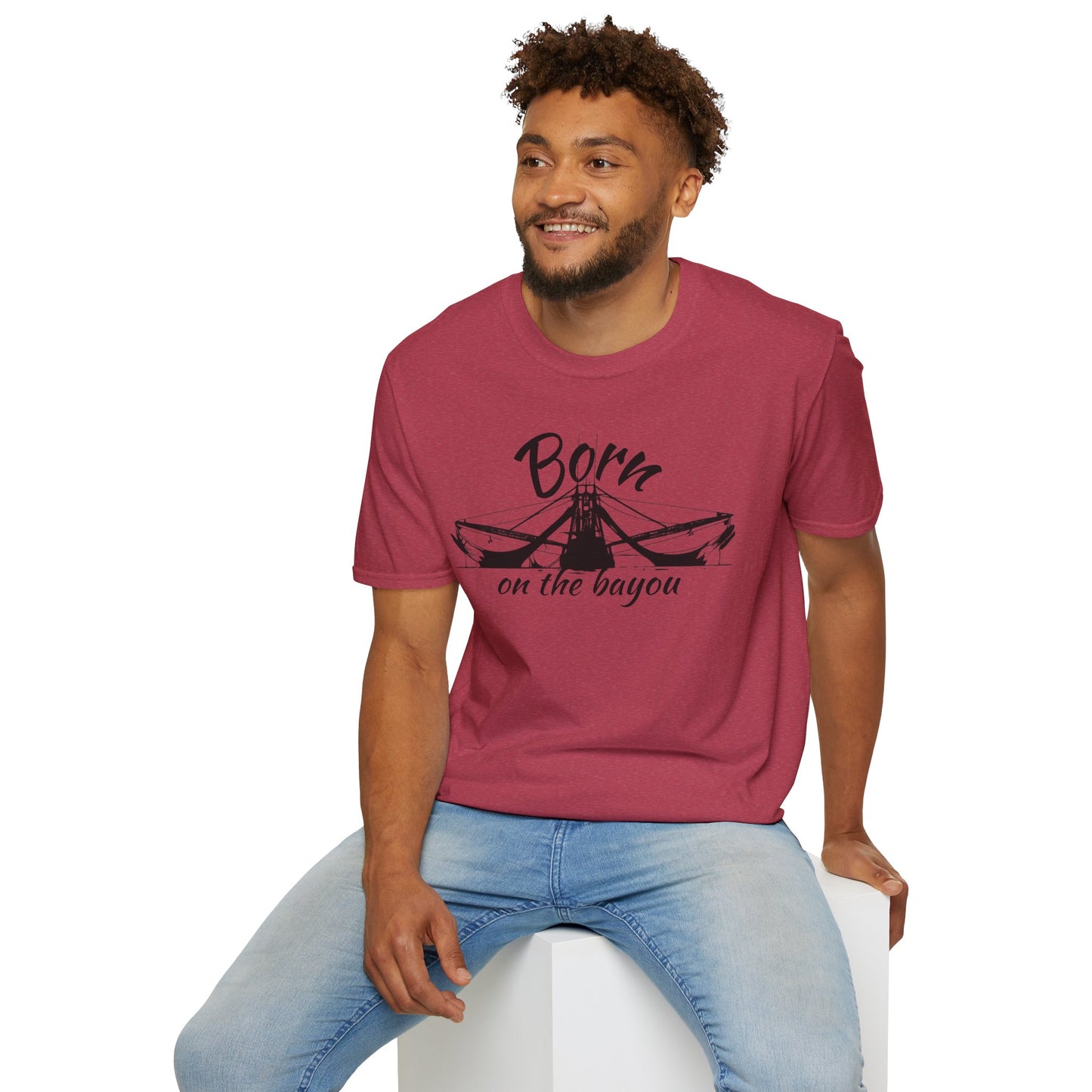 Born on the Bayou T-Shirt — Cajun Louisiana Swamp Pride Tee