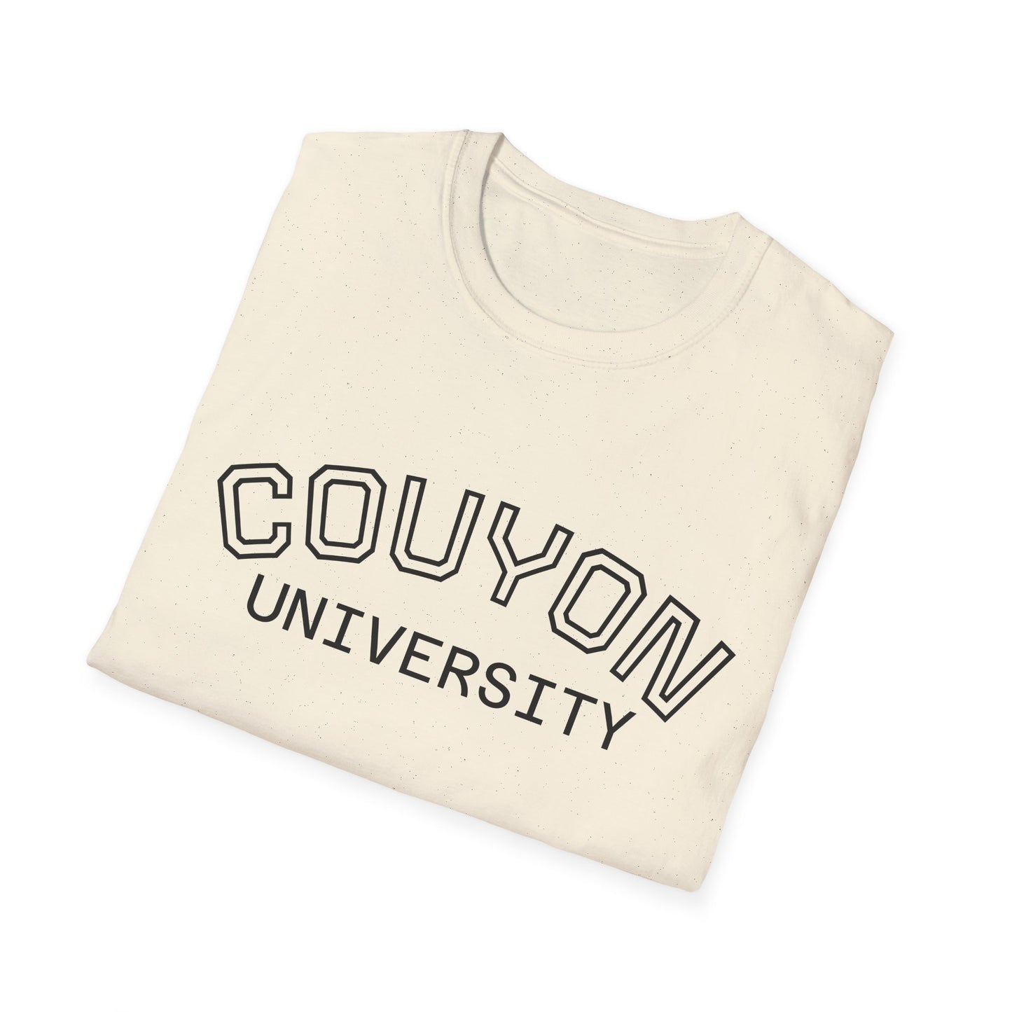 Vintage Graphic T-Shirt, Couyon University Tee, Unisex College Apparel, Casual Everyday Wear, Gifts for Students, Graduation Shirts