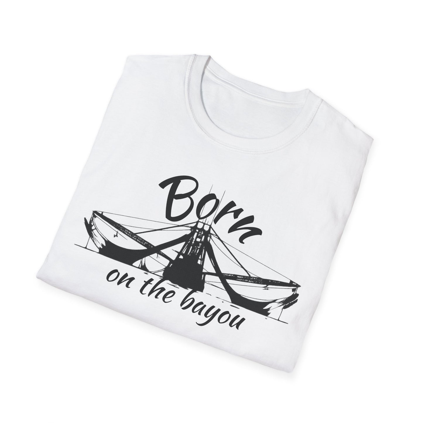 Born on the Bayou T-Shirt — Cajun Louisiana Swamp Pride Tee