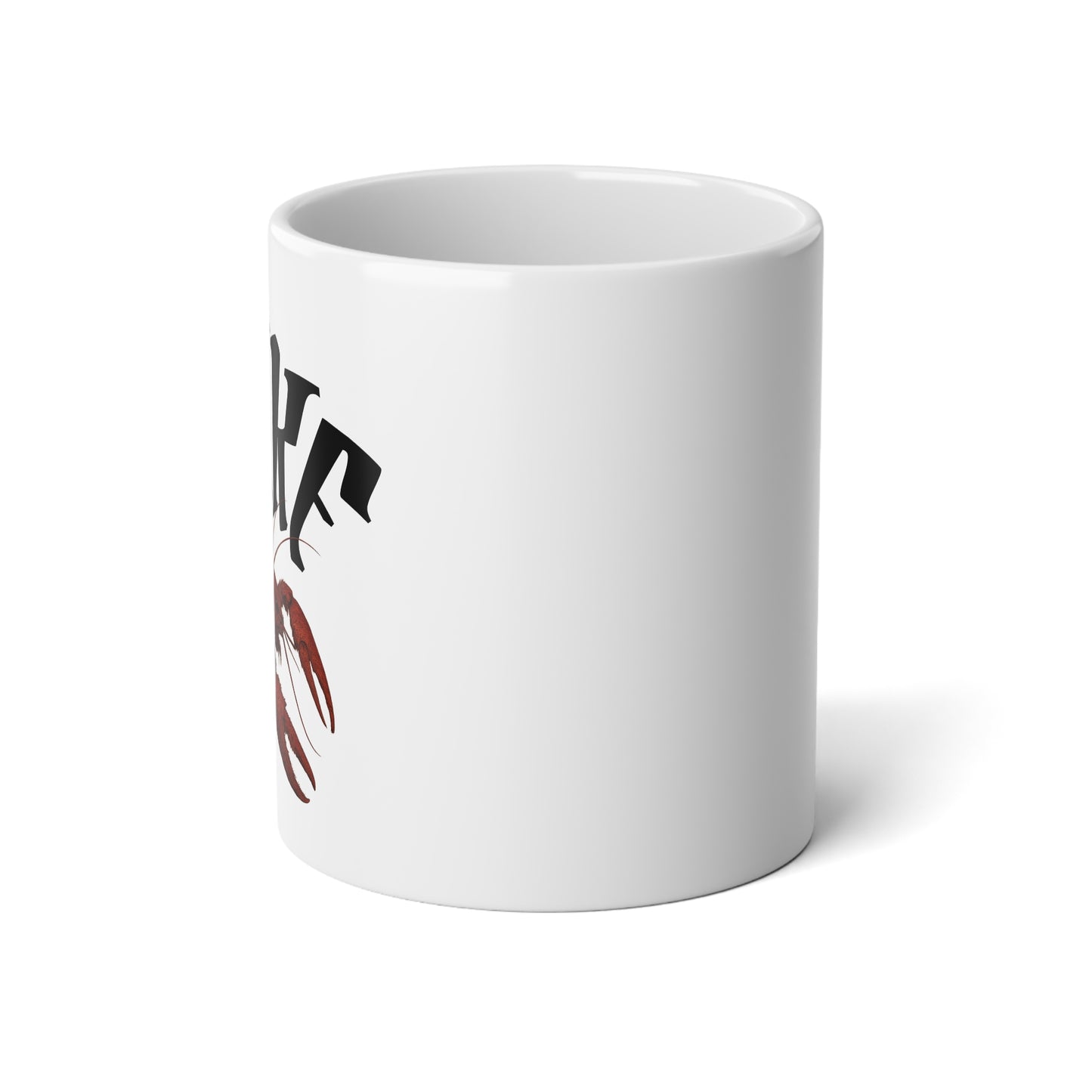 20oz Jumbo Coffee Mug — 'Luke' crawfish mug