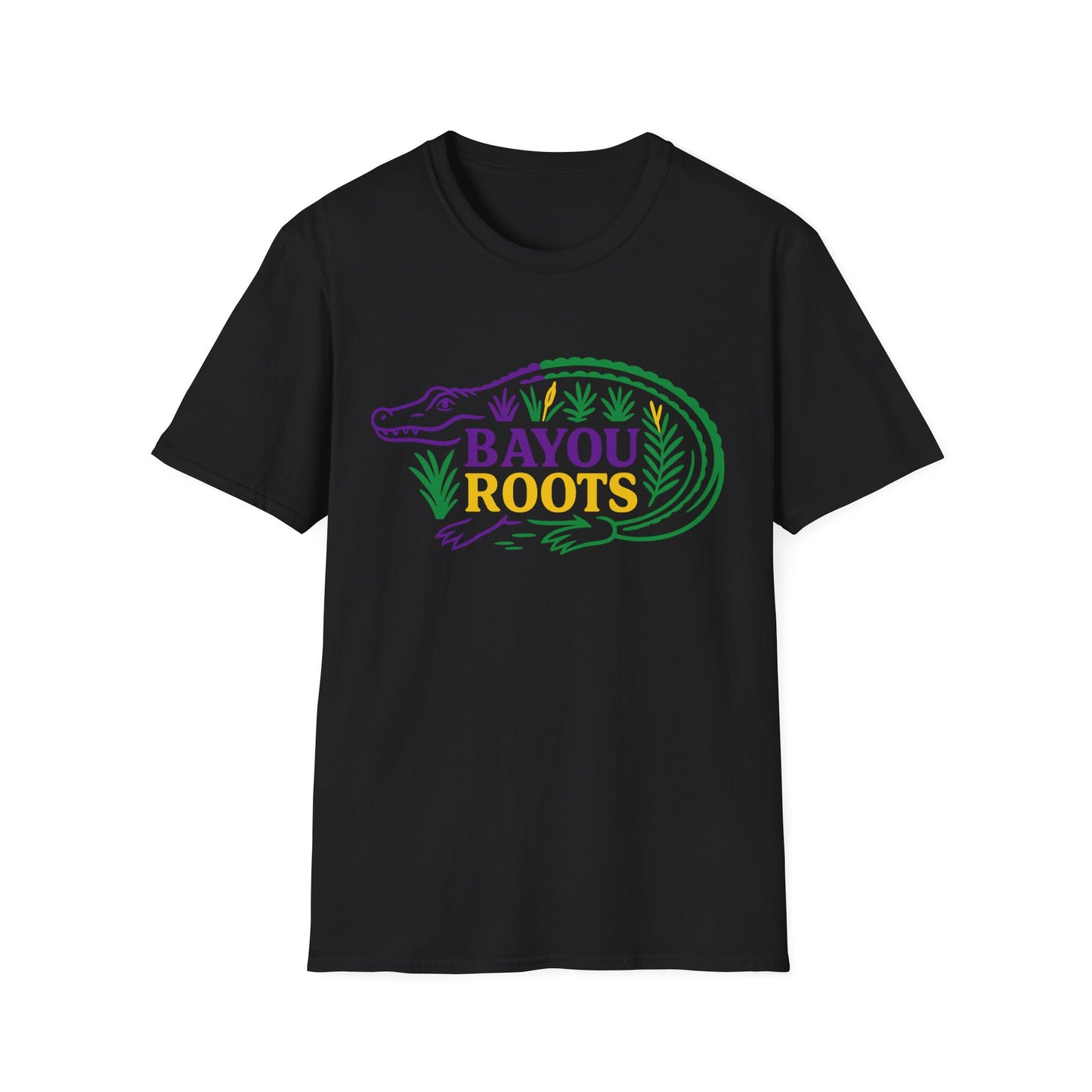 Bayou Roots Alligator T-Shirt — Louisiana Cajun Pride Tee