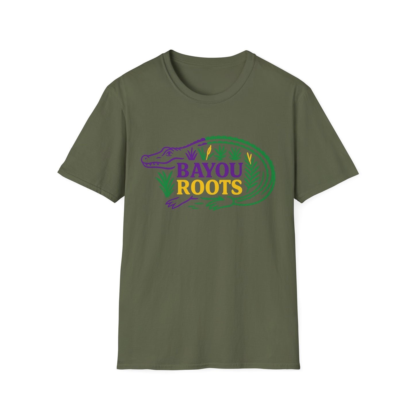Bayou Roots Alligator T-Shirt — Louisiana Cajun Pride Tee