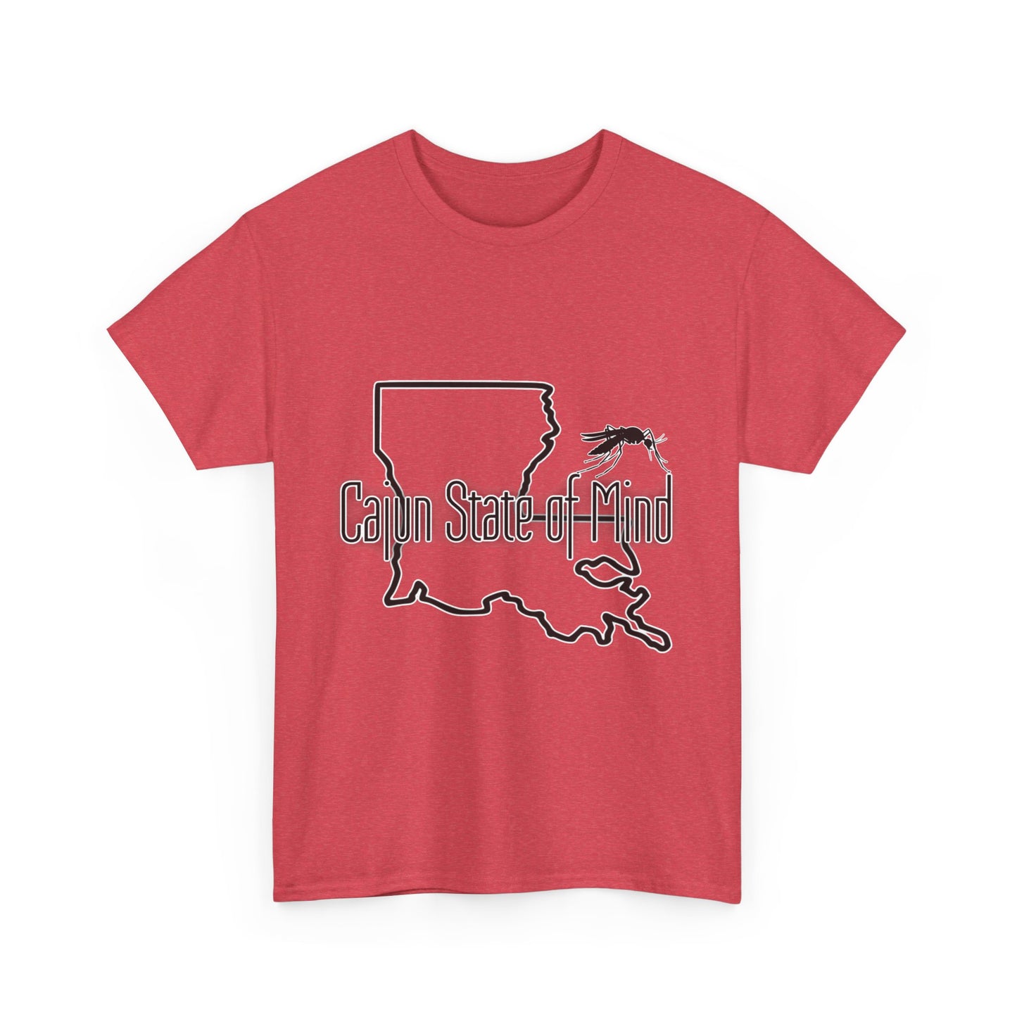 Cajun State of Mind Tee, Louisiana Pride T-Shirt, Southern Style Top, Gift for Locals, Casual Everyday Wear, Unisex Cotton Tee