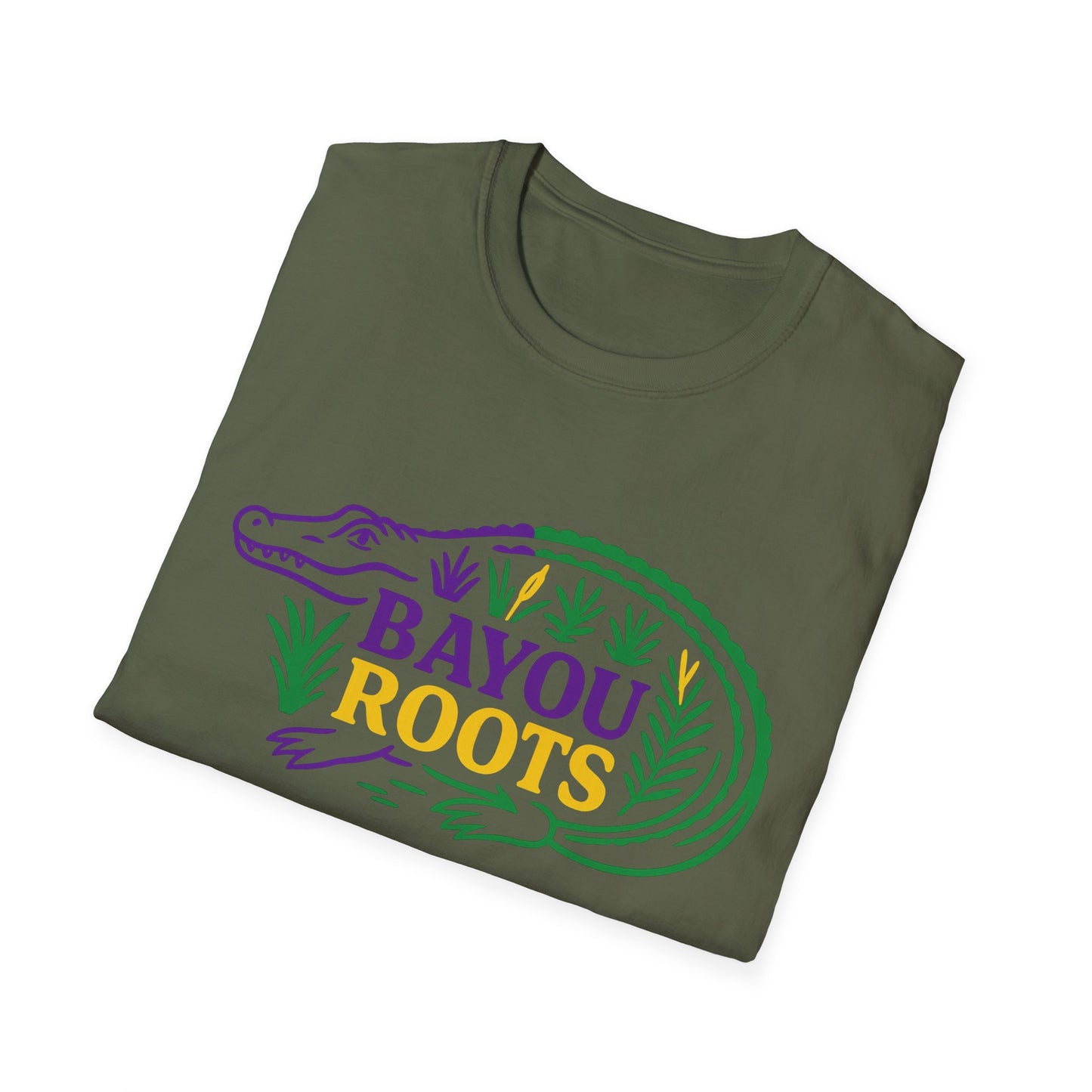 Bayou Roots Alligator T-Shirt — Louisiana Cajun Pride Tee