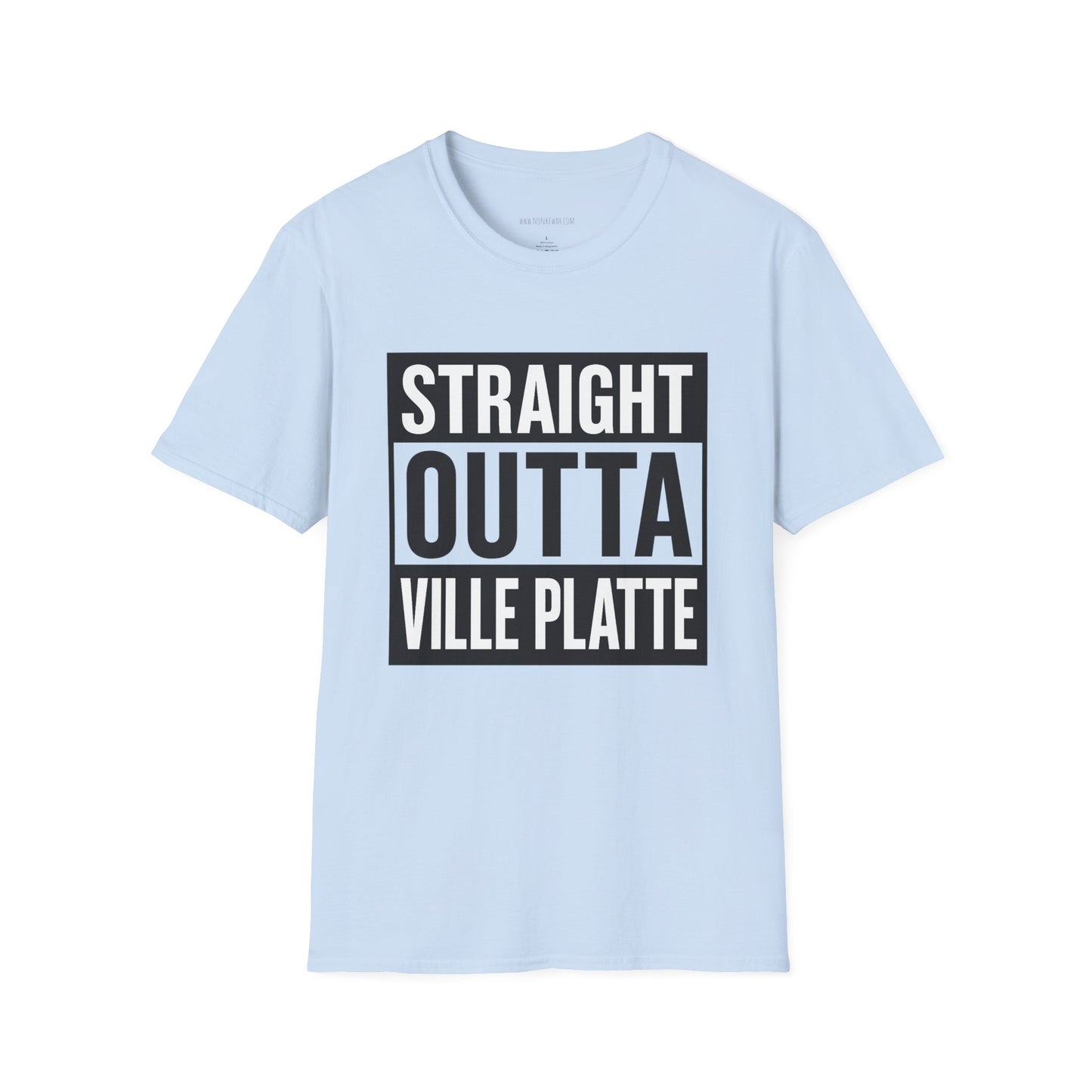 Straight Outta Ville Platte T-Shirt — Local Pride Graphic Tee