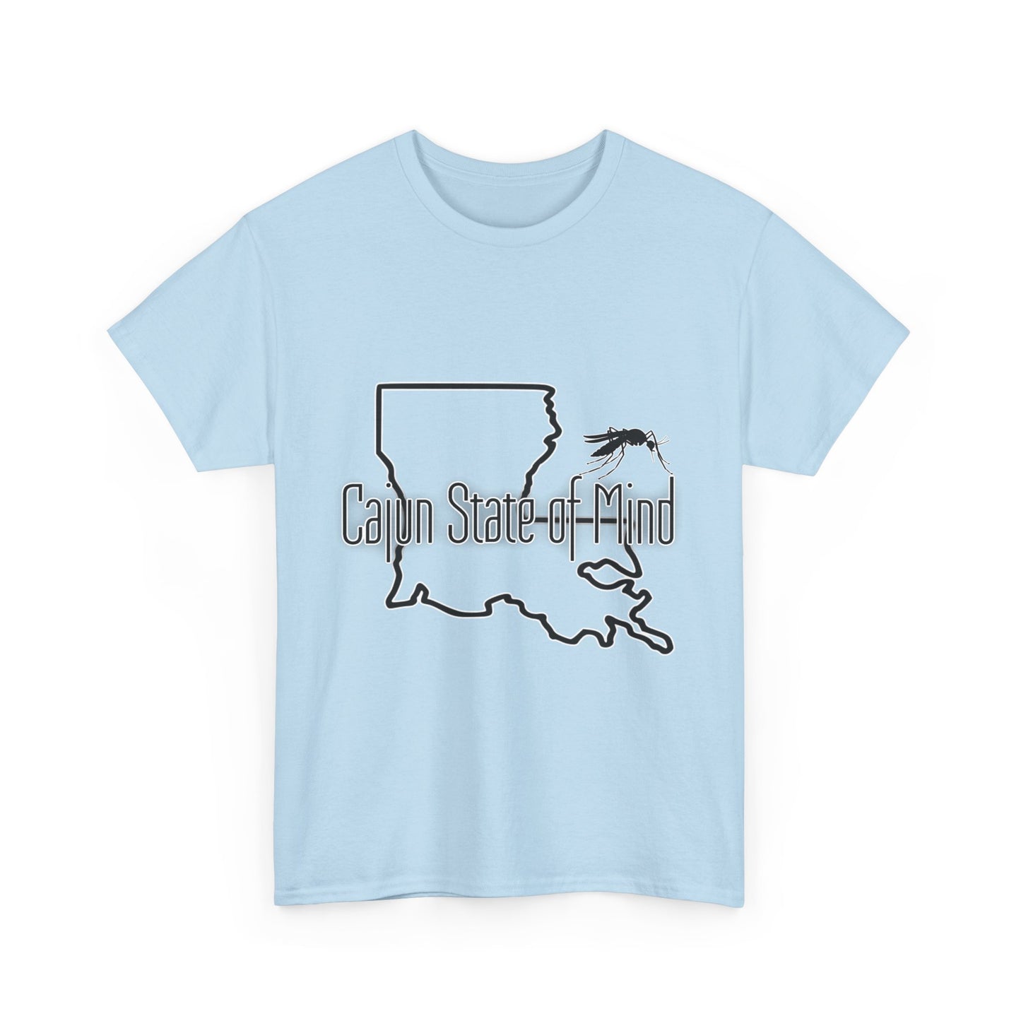 Cajun State of Mind Tee, Louisiana Pride T-Shirt, Southern Style Top, Gift for Locals, Casual Everyday Wear, Unisex Cotton Tee