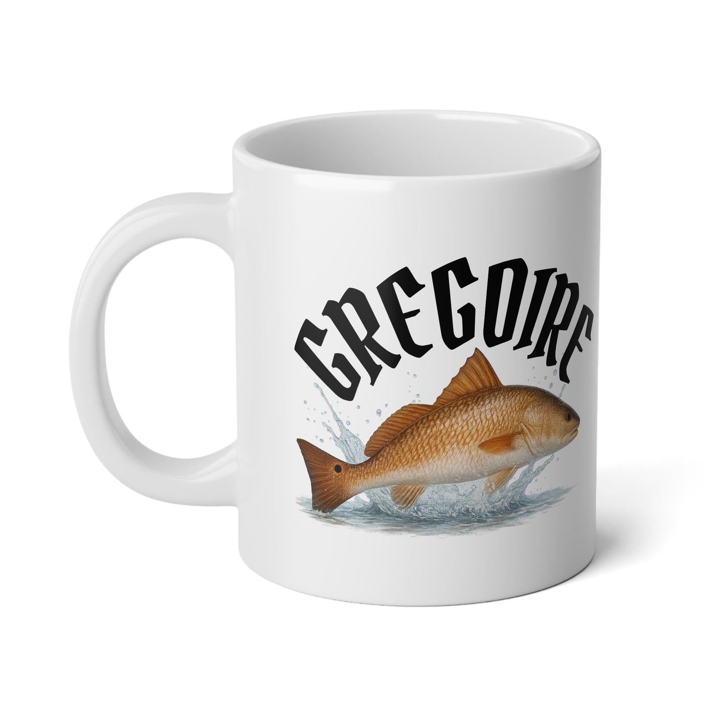 20oz Jumbo Coffee Mug - 'Gregoire' Redfish Mug