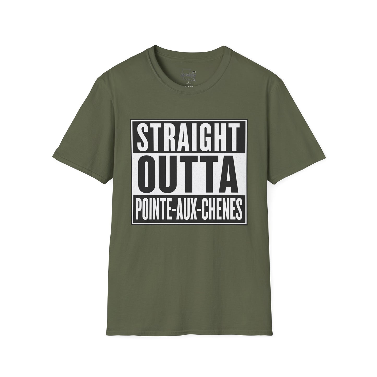 Straight Outta Pointe-Aux-Chenes Unisex T-Shirt, Casual Wear, Gift for Him/Her, Birthday, Family Reunion, Summer Fashion