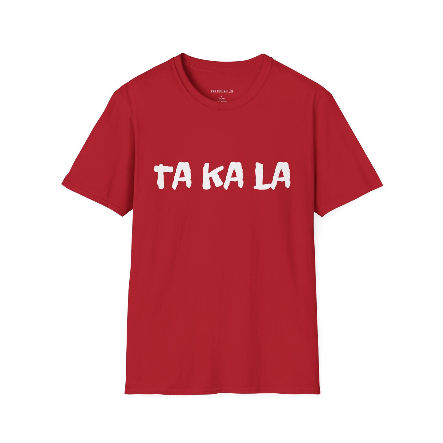 TA KA LA Minimalist Text Tee