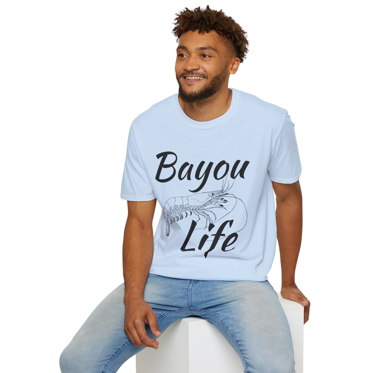 Bayou Life Unisex Softstyle T-Shirt | Perfect for Seafood Lovers, Beach Days, Southern Vibes, Family Gatherings, and Outdoor Adventures