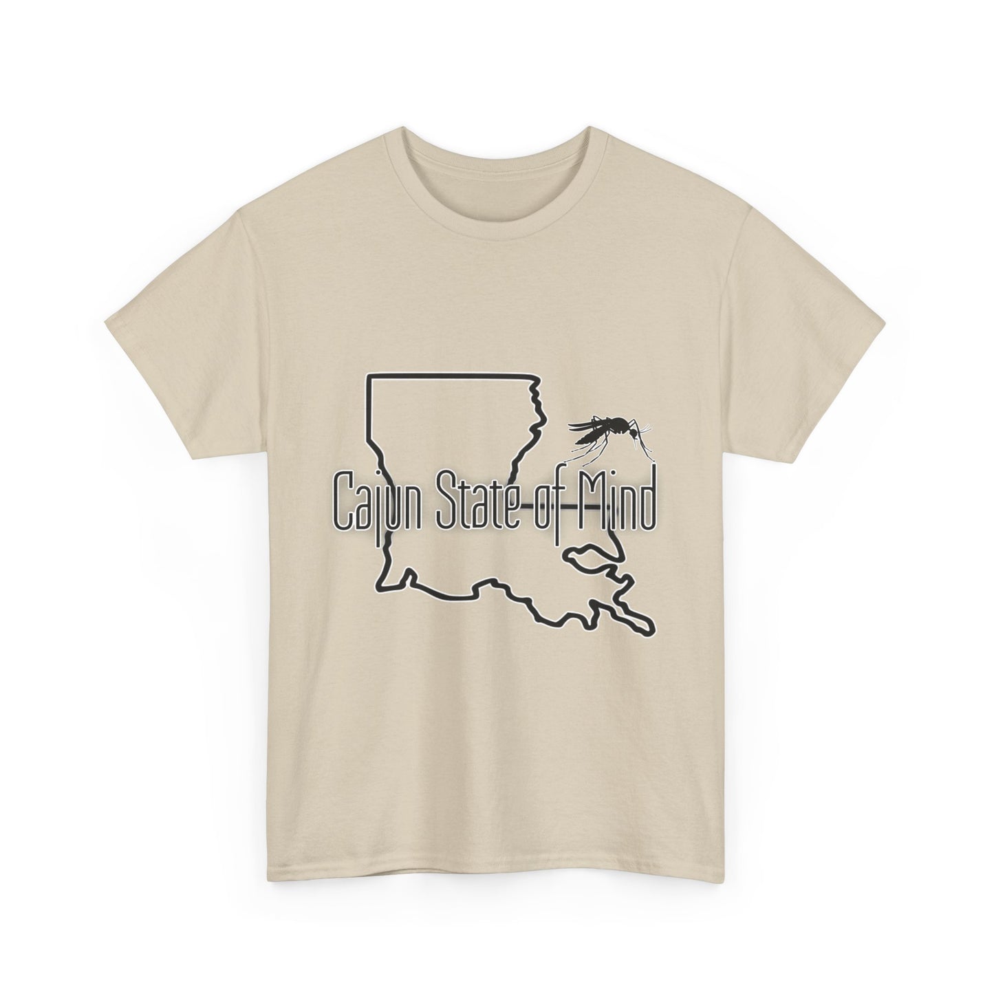 Cajun State of Mind Tee, Louisiana Pride T-Shirt, Southern Style Top, Gift for Locals, Casual Everyday Wear, Unisex Cotton Tee