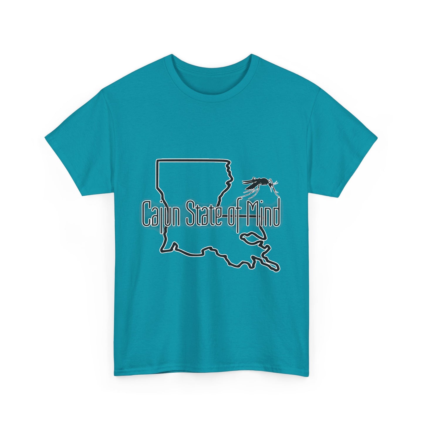 Cajun State of Mind Tee, Louisiana Pride T-Shirt, Southern Style Top, Gift for Locals, Casual Everyday Wear, Unisex Cotton Tee