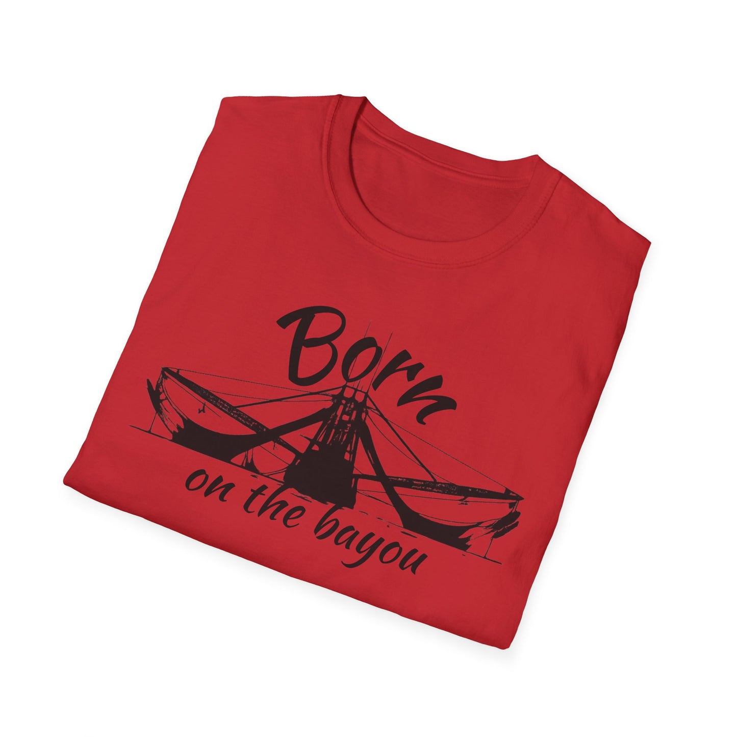 Born on the Bayou T-Shirt — Cajun Louisiana Swamp Pride Tee