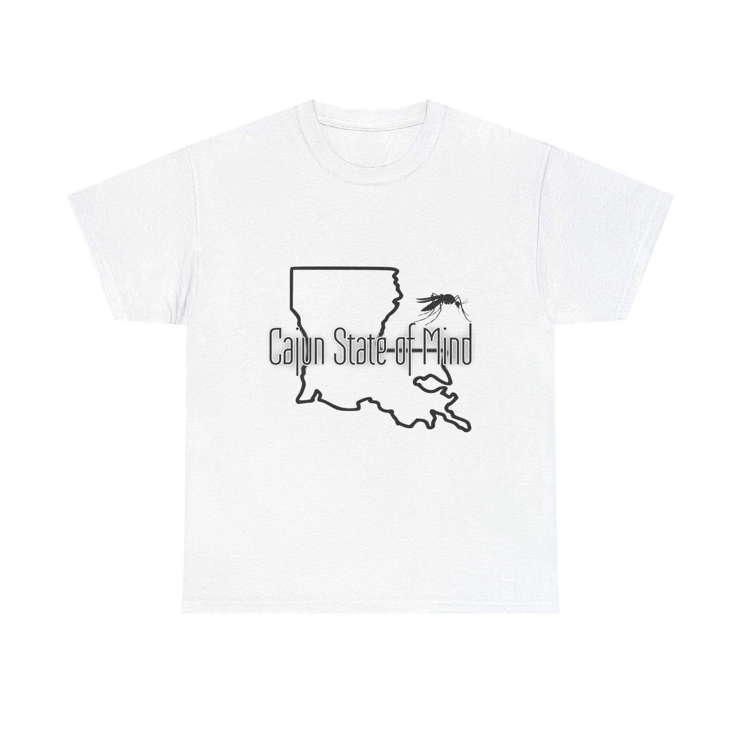 Cajun State of Mind Tee, Louisiana Pride T-Shirt, Southern Style Top, Gift for Locals, Casual Everyday Wear, Unisex Cotton Tee