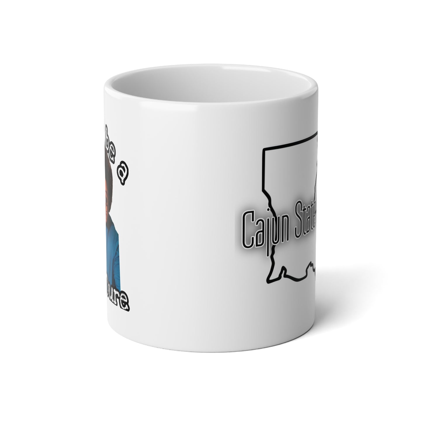Cajun Spirit Jumbo Mug, 20oz | Funny Coffee Cup for Holiday Gift, Louisiana Humor, Unique Kitchen Decor, Perfect for Tea Lovers