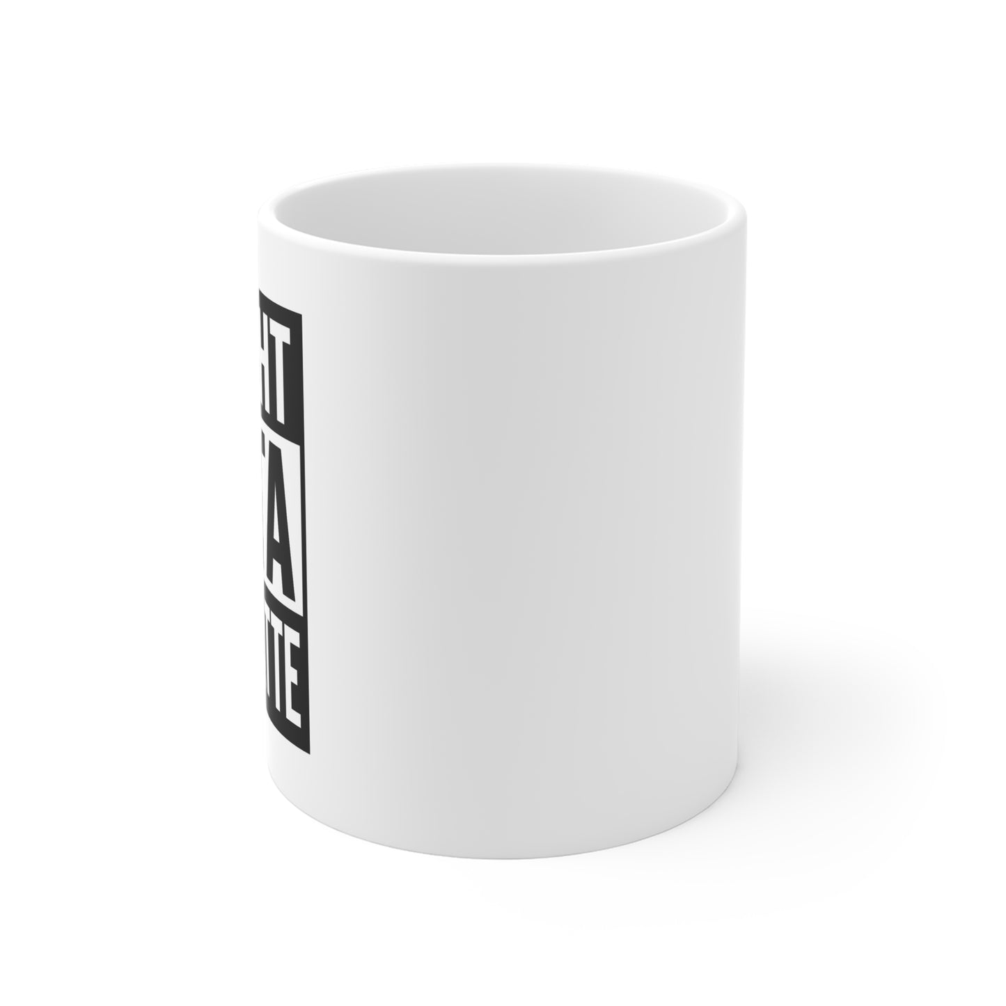 Straight Outta Ville Platte Mug — 11oz Black Text Coffee Cup