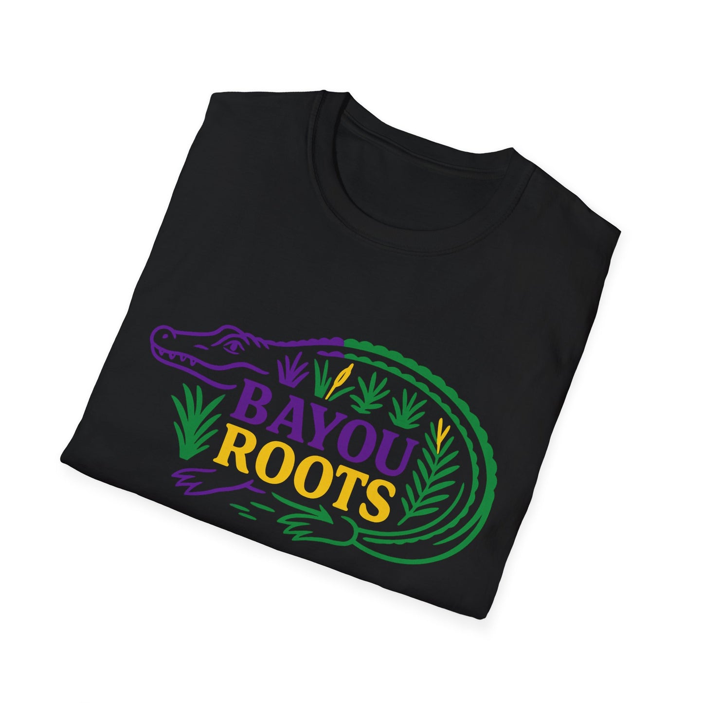 Bayou Roots Alligator T-Shirt — Louisiana Cajun Pride Tee