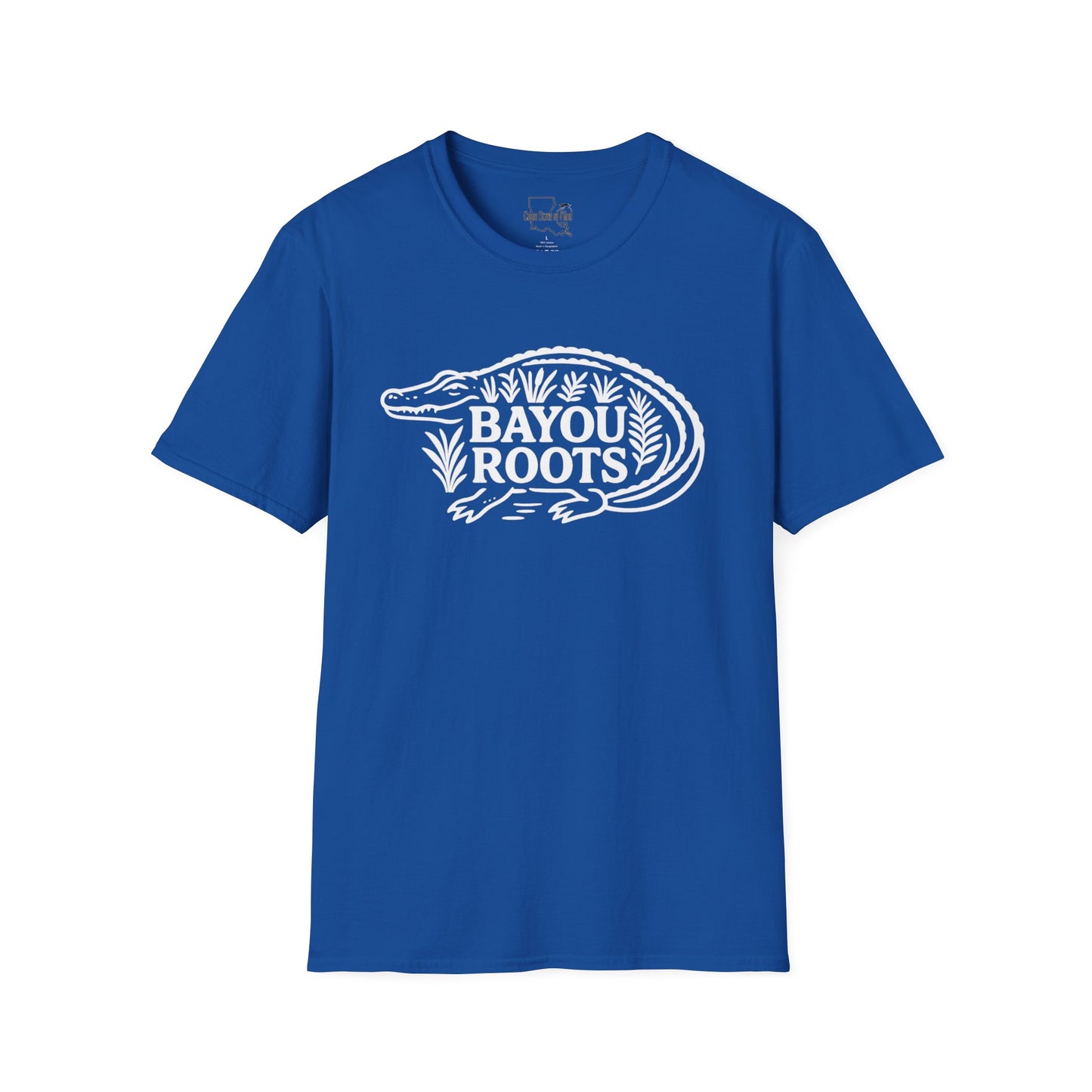 Bayou Roots Unisex Softstyle T-Shirt - Casual Wear, Gift for Nature Lovers, Louisiana Style Tee, Outdoorsy Apparel, Eco-Friendly Fashion