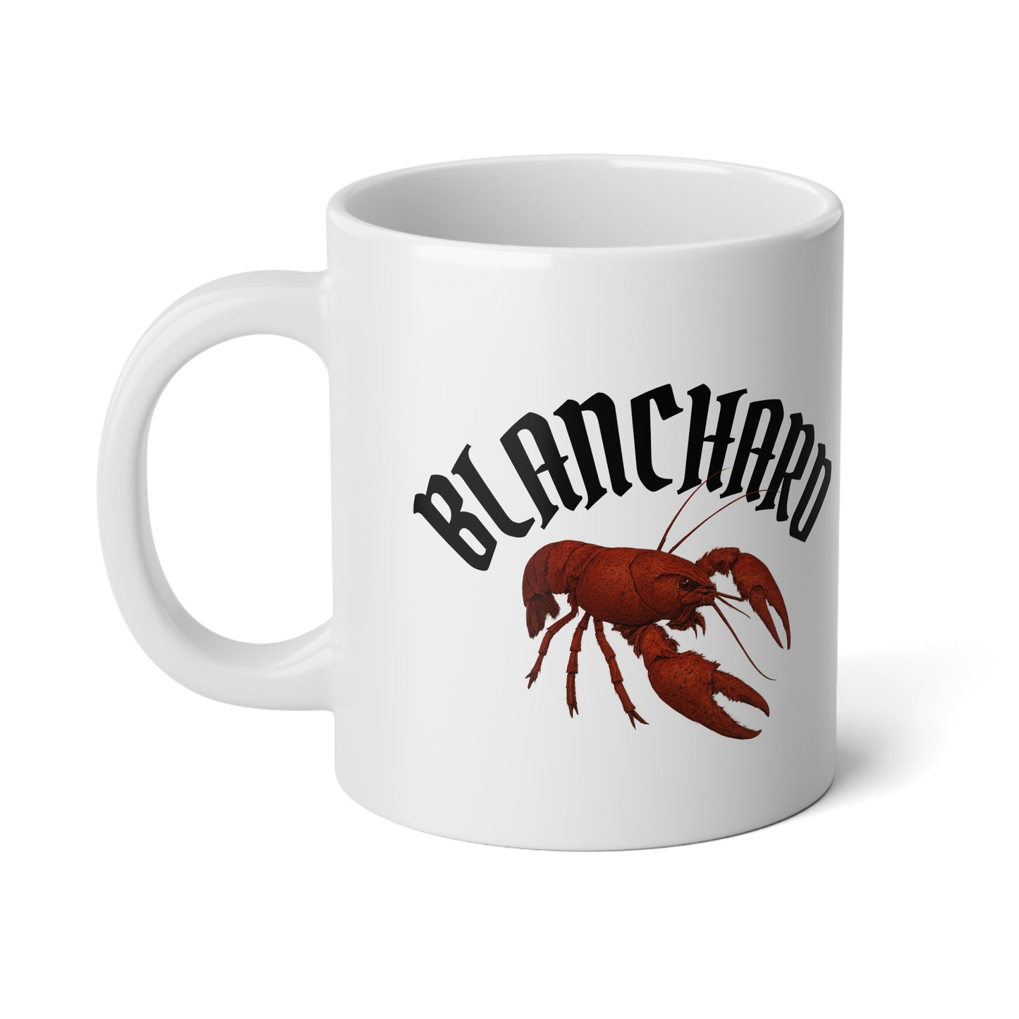 20oz Jumbo Coffee Mug — 'Blanchard' crawfish mug