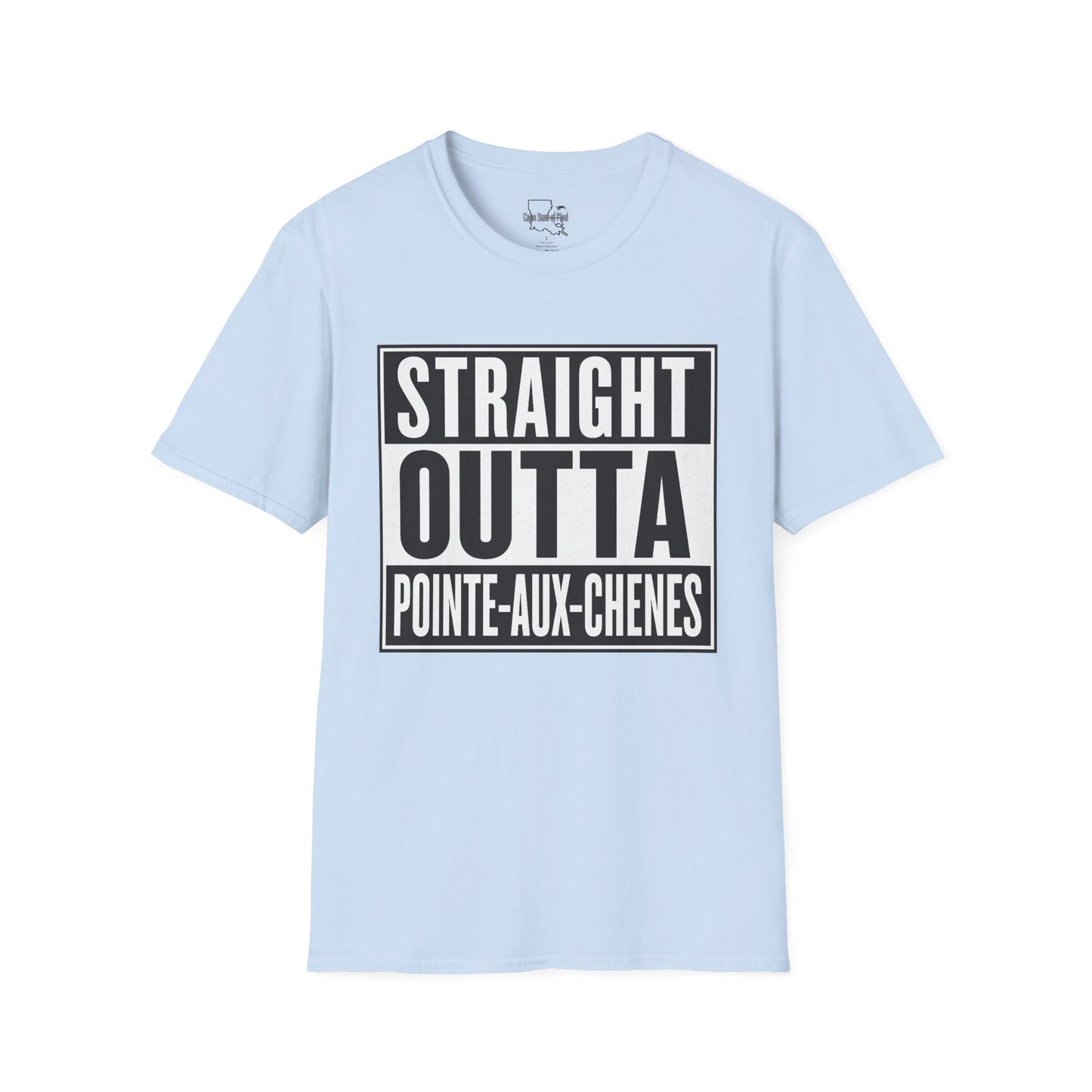 Straight Outta Pointe-Aux-Chenes Unisex T-Shirt, Casual Wear, Gift for Him/Her, Birthday, Family Reunion, Summer Fashion