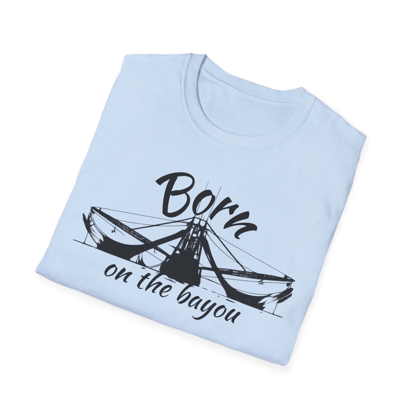 Born on the Bayou T-Shirt — Cajun Louisiana Swamp Pride Tee