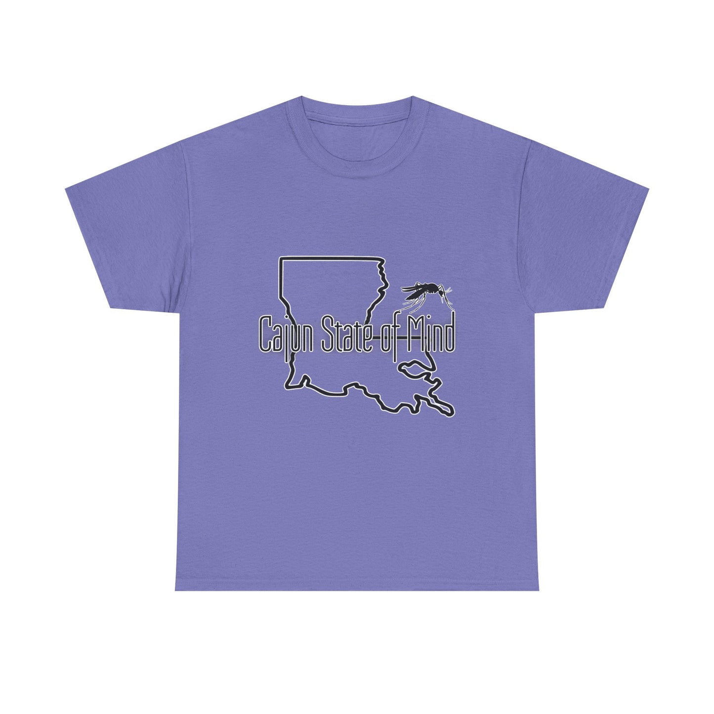 Cajun State of Mind Tee, Louisiana Pride T-Shirt, Southern Style Top, Gift for Locals, Casual Everyday Wear, Unisex Cotton Tee