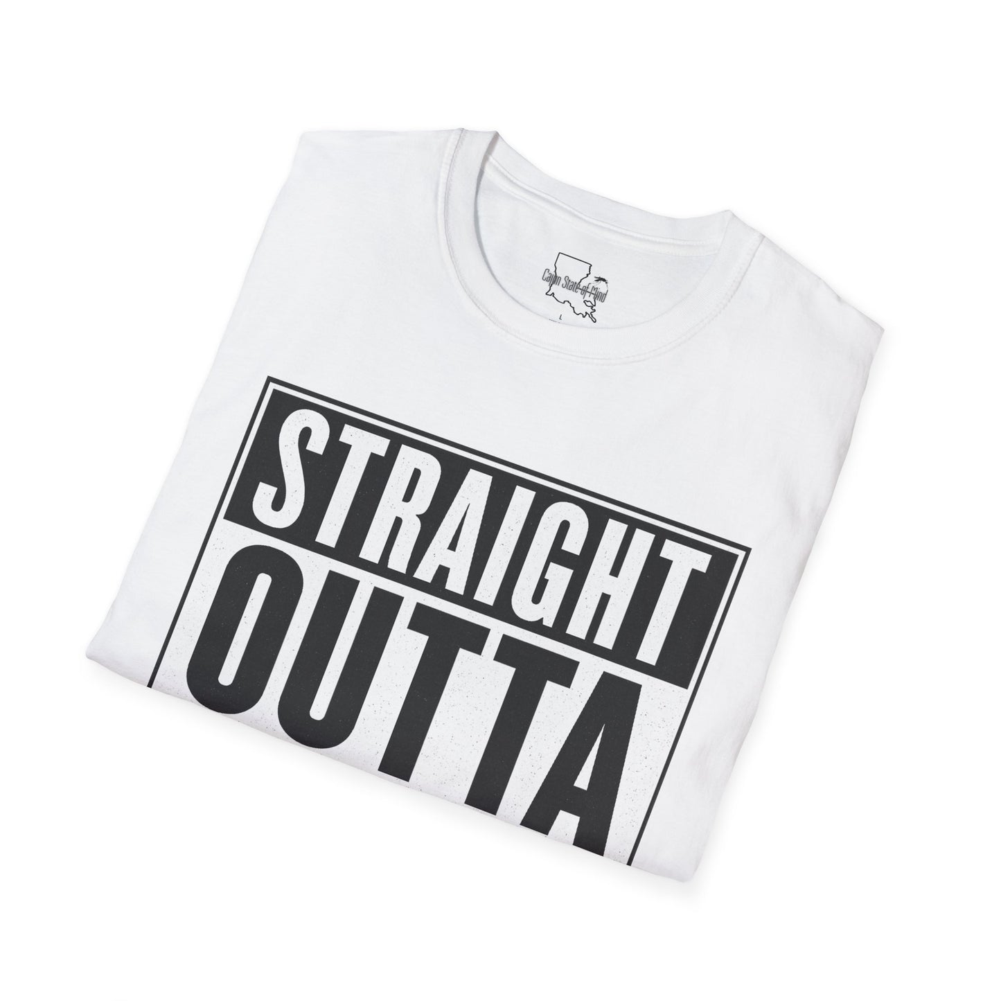 Straight Outta Montegut Unisex T-Shirt | Cool Casual Wear, Gift for Friends, Streetwear, Fun Statement Tee, Everyday Comfort