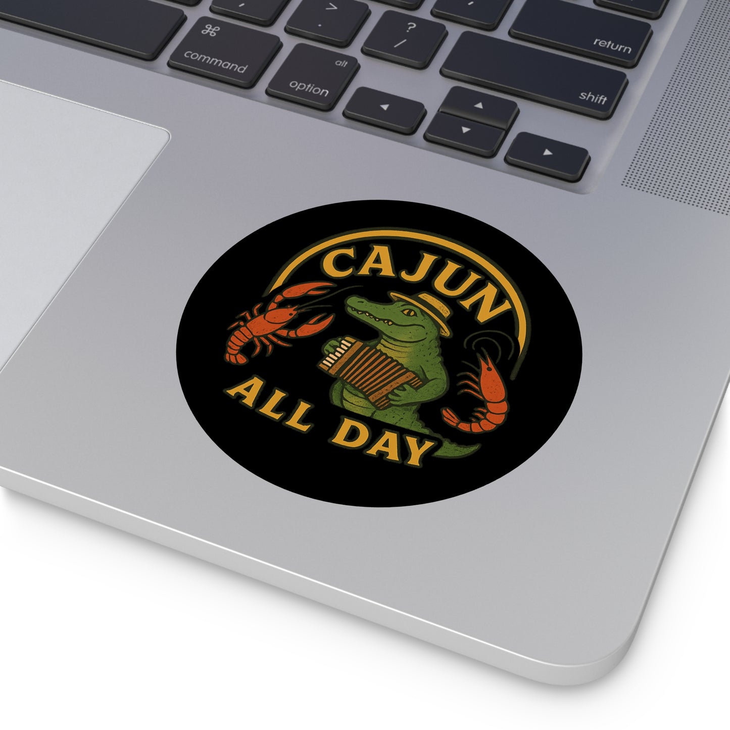 Cajun All Day Vinyl Stickers - Fun Decor, Louisiana Pride, Gift for Foodie, Party Favor, Customizable Stickers
