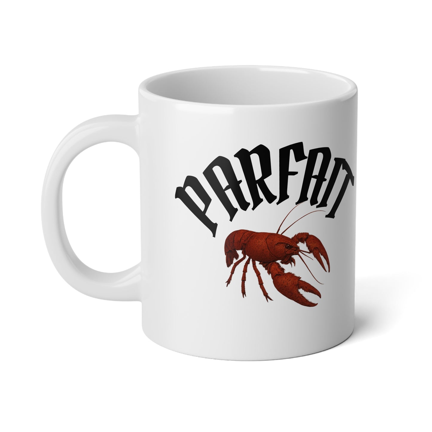 20oz Jumbo Coffee Mug — 'Parfait' crawfish mug