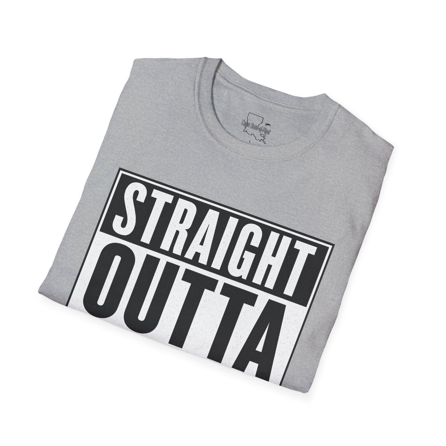 Straight Outta Montegut Unisex T-Shirt | Cool Casual Wear, Gift for Friends, Streetwear, Fun Statement Tee, Everyday Comfort