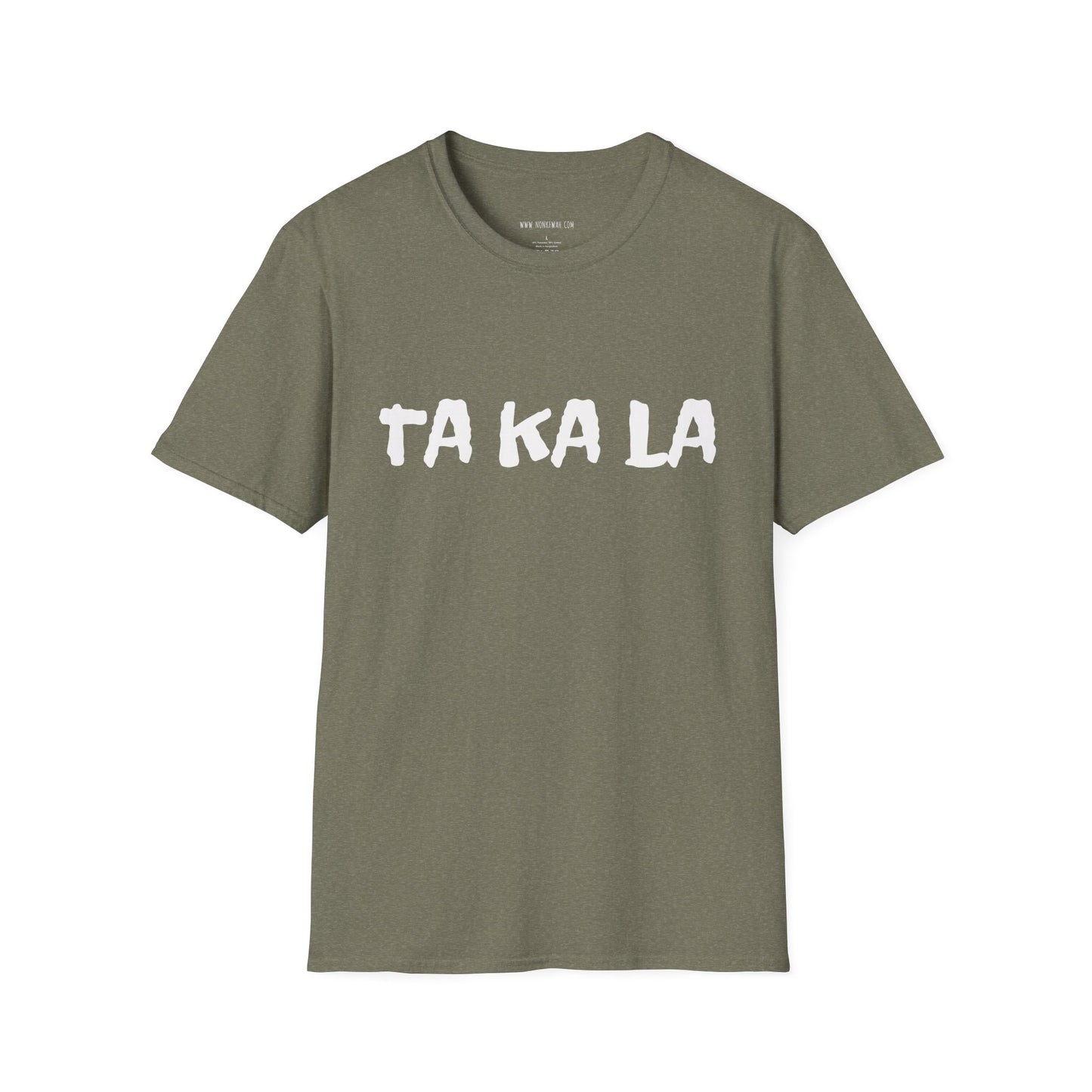 TA KA LA Minimalist Text Tee