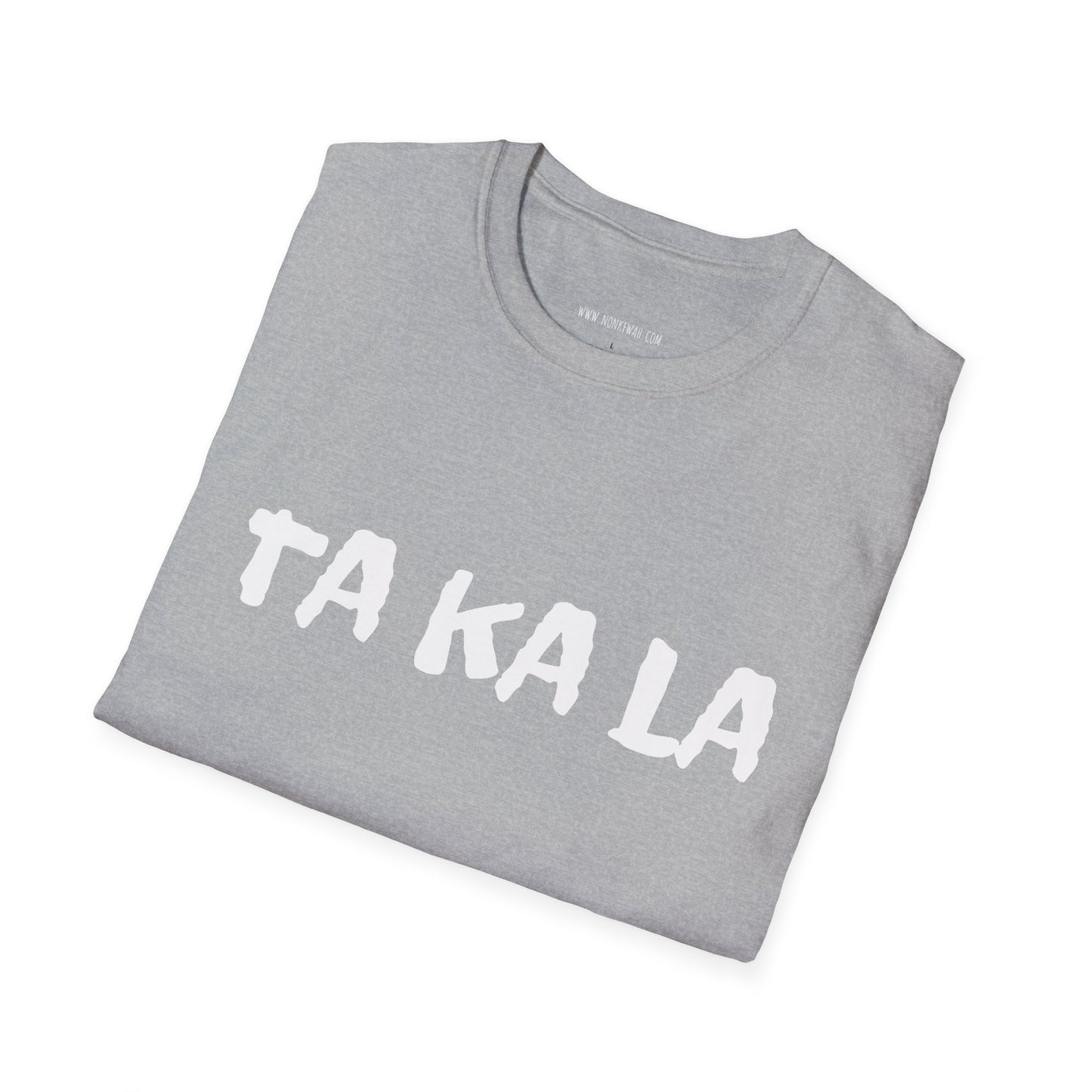 TA KA LA Minimalist Text Tee