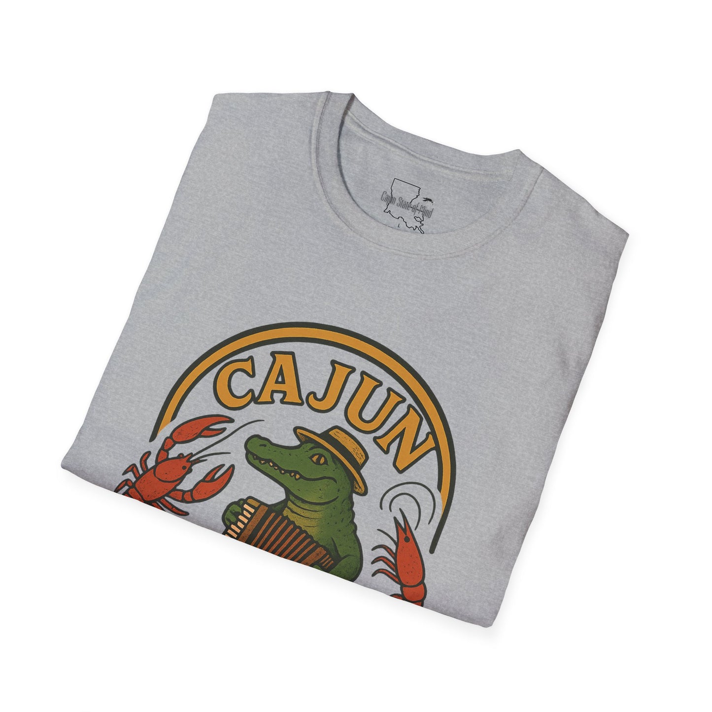 Cajun All Day T-Shirt | Unisex Softstyle Tee, Southern Pride Apparel, Louisiana Gift, Casual Wear, Unique Graphic Shirt