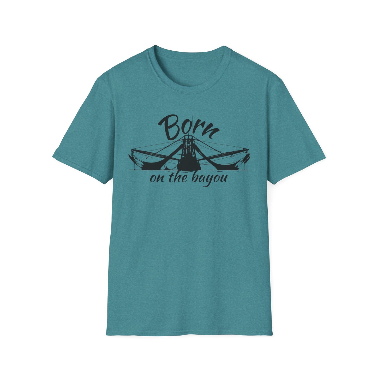 Born on the Bayou T-Shirt — Cajun Louisiana Swamp Pride Tee