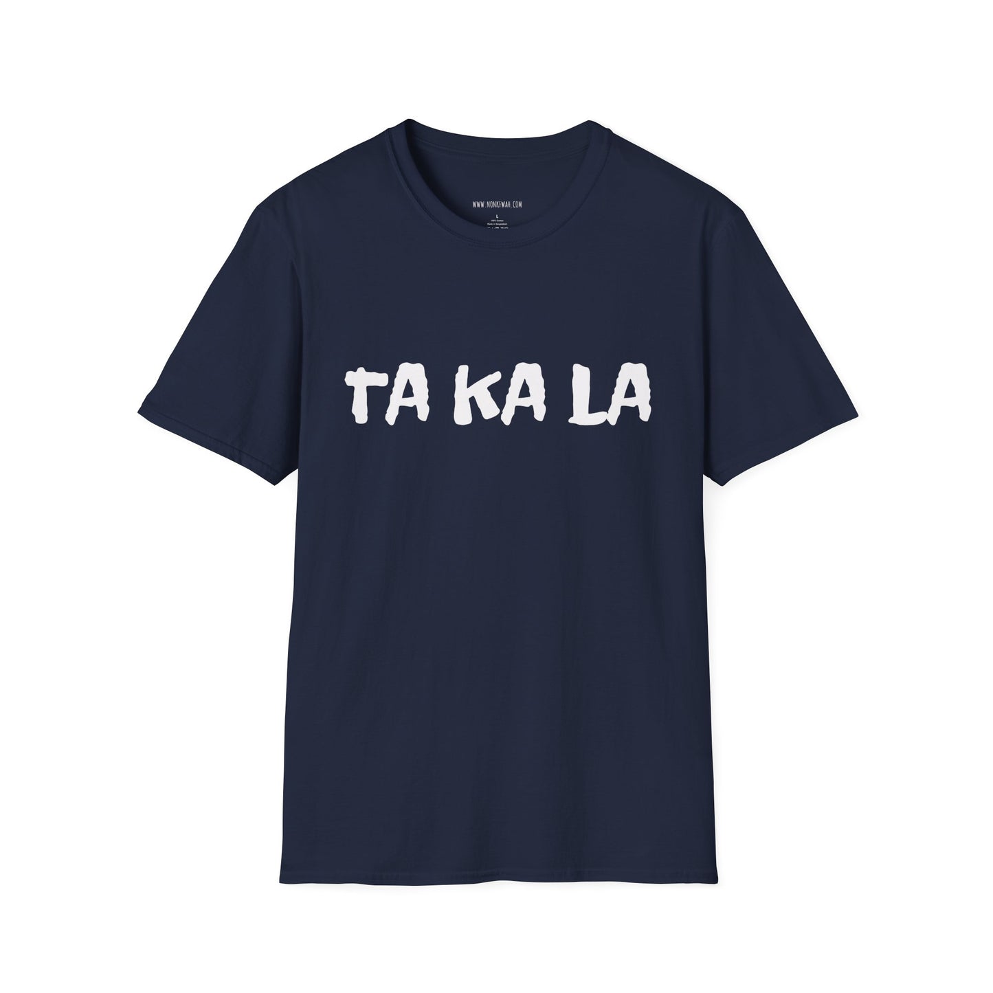 TA KA LA Minimalist Text Tee