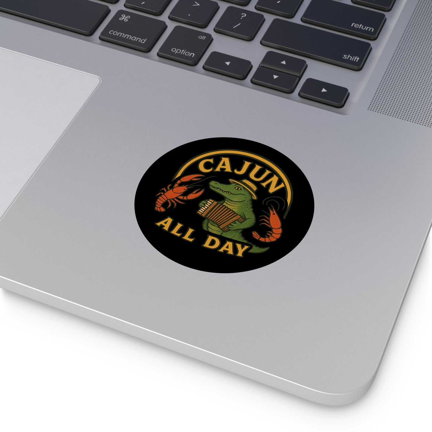 Cajun All Day Vinyl Stickers - Fun Decor, Louisiana Pride, Gift for Foodie, Party Favor, Customizable Stickers