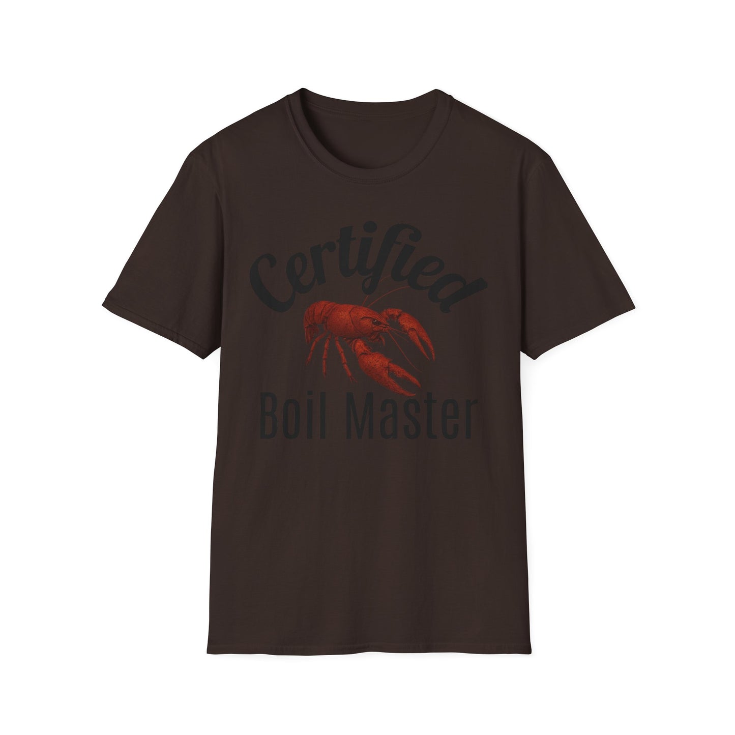 Certified Boil Master T-Shirt — Cajun Crawfish Boil Cooking Tee