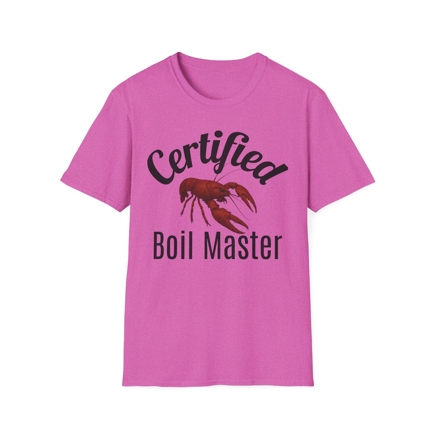 Certified Boil Master T-Shirt — Cajun Crawfish Boil Cooking Tee