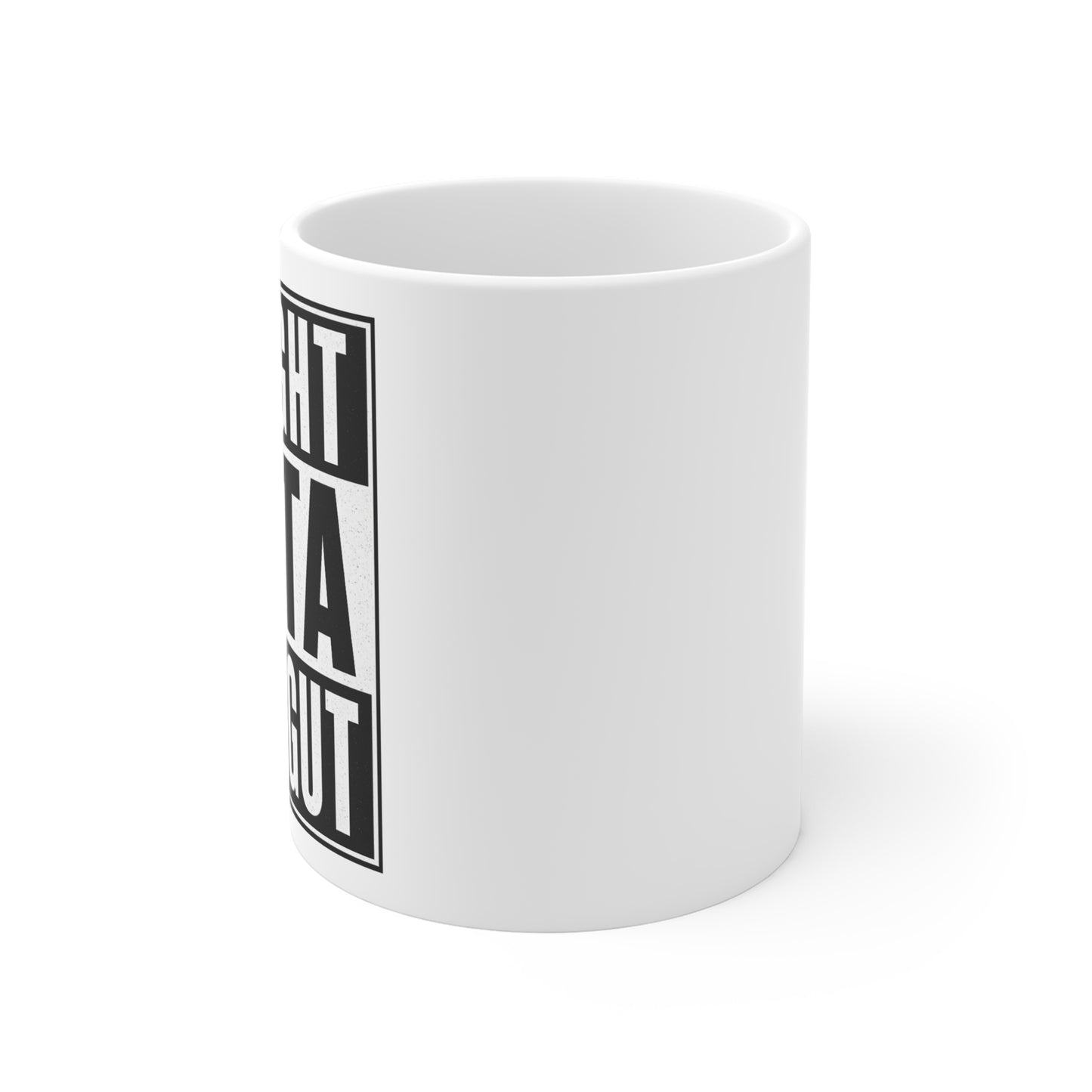 Straight Outta Montegut 11oz Mug - Funny Gift for Friends, Coffee Lovers, Home Decor, Unique Kitchenware, Gift for All Occasions