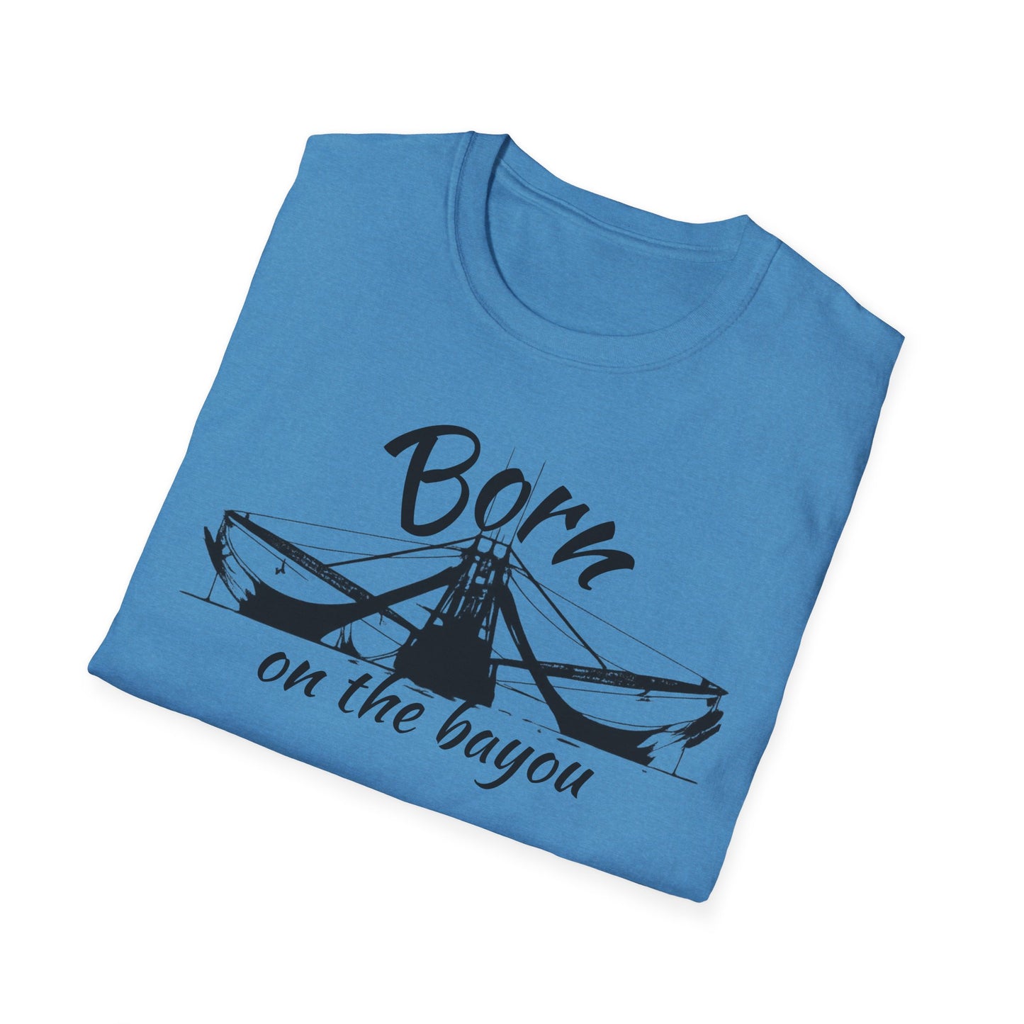Born on the Bayou T-Shirt — Cajun Louisiana Swamp Pride Tee