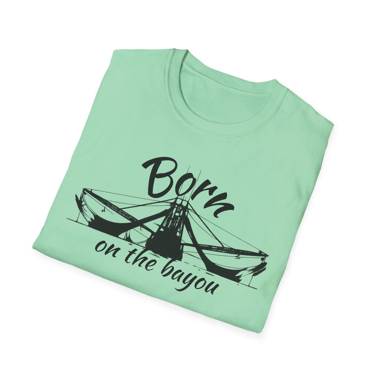 Born on the Bayou T-Shirt — Cajun Louisiana Swamp Pride Tee