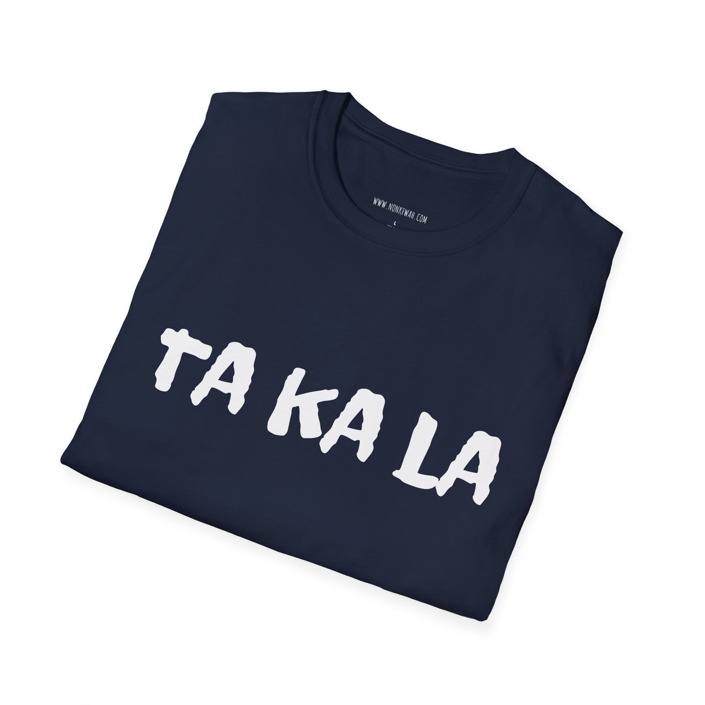 TA KA LA Minimalist Text Tee