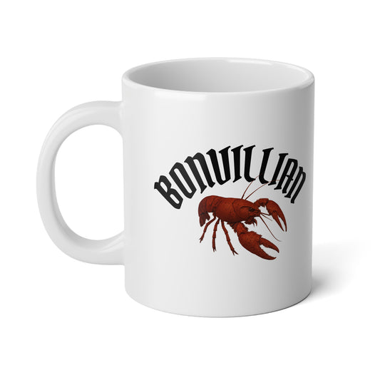 20oz. -Jumbo Coffee Mug- 'Bonvillian' crawfish mug