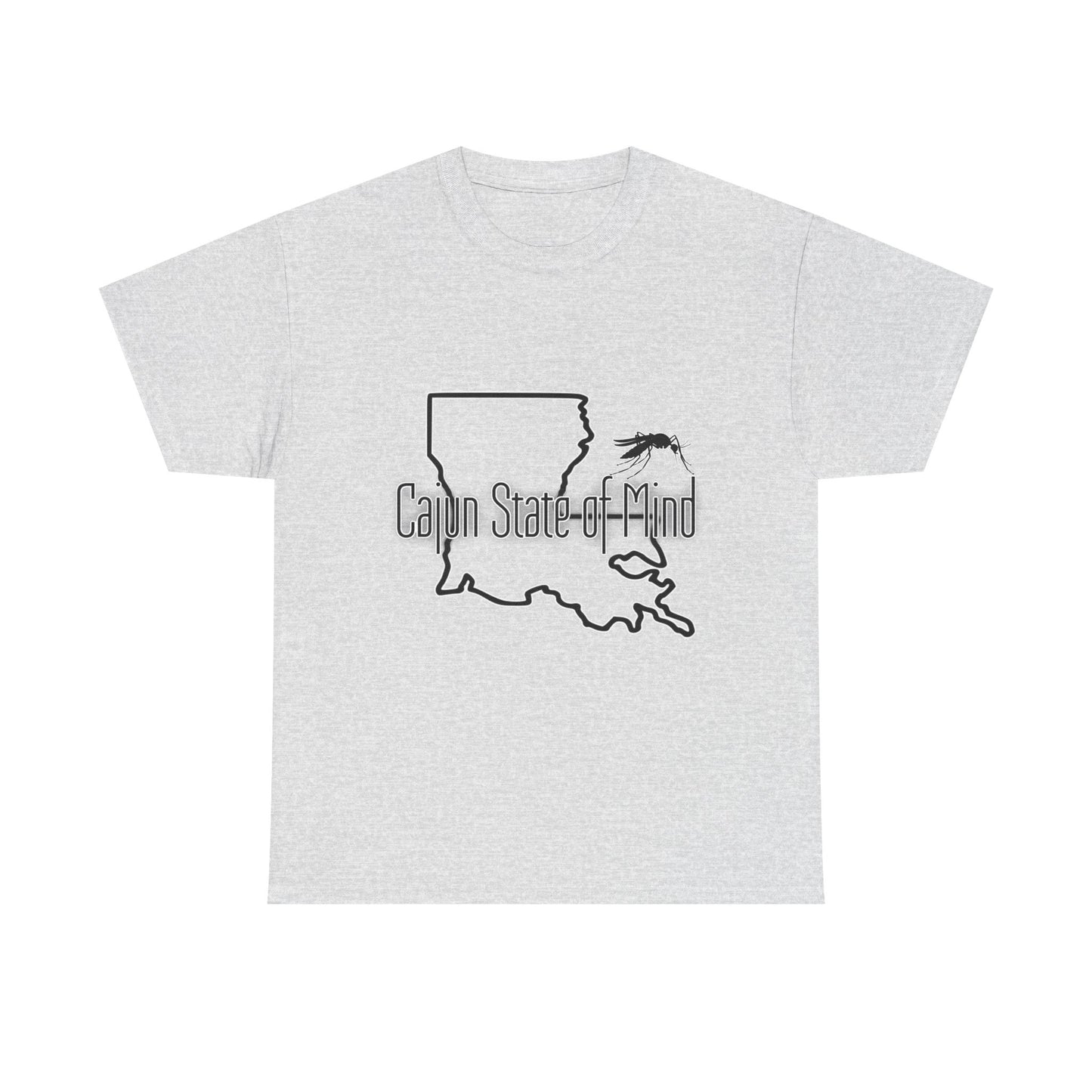 Cajun State of Mind Tee, Louisiana Pride T-Shirt, Southern Style Top, Gift for Locals, Casual Everyday Wear, Unisex Cotton Tee