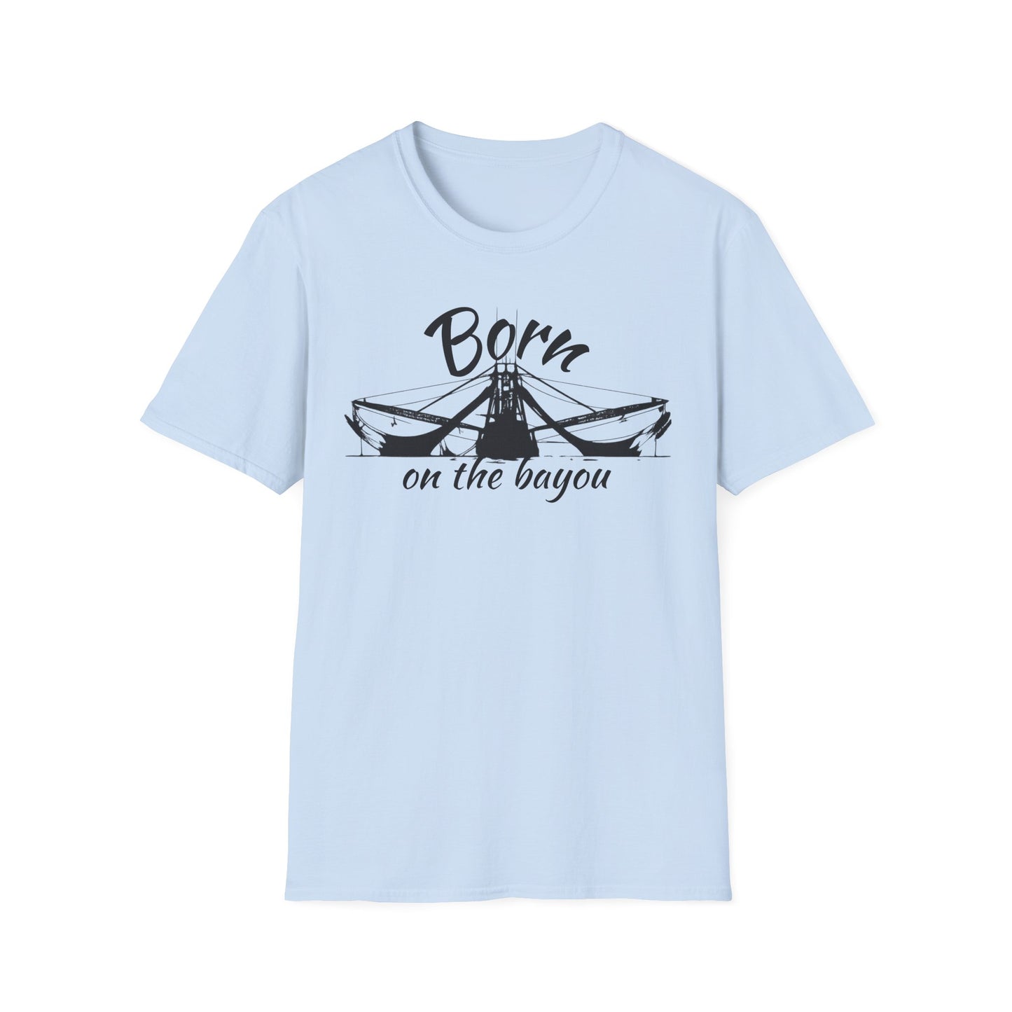 Born on the Bayou T-Shirt — Cajun Louisiana Swamp Pride Tee