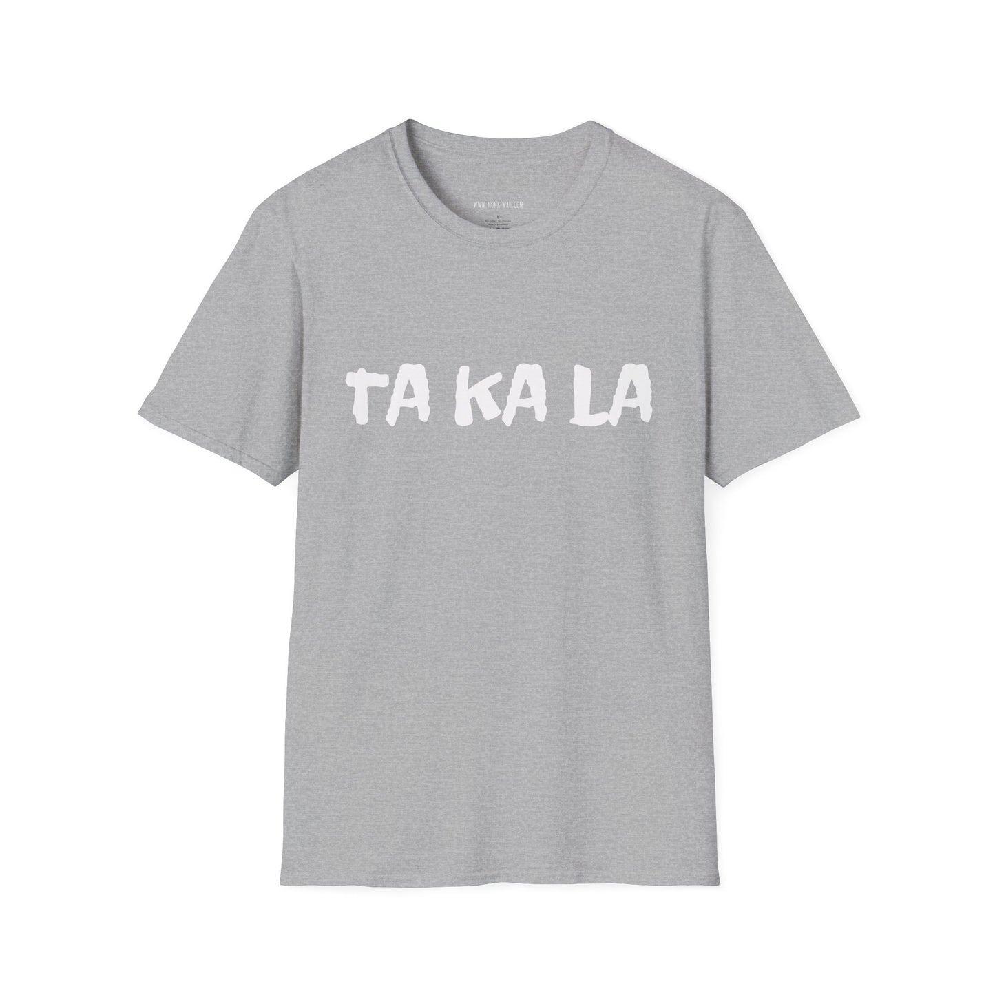 TA KA LA Minimalist Text Tee