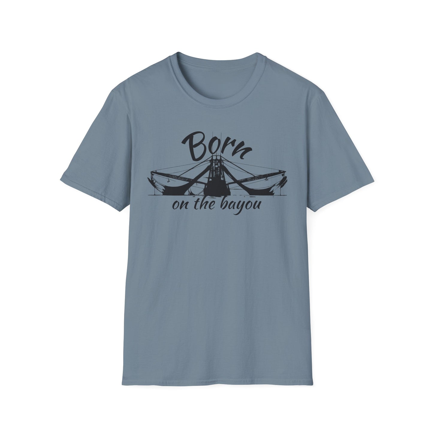 Born on the Bayou T-Shirt — Cajun Louisiana Swamp Pride Tee