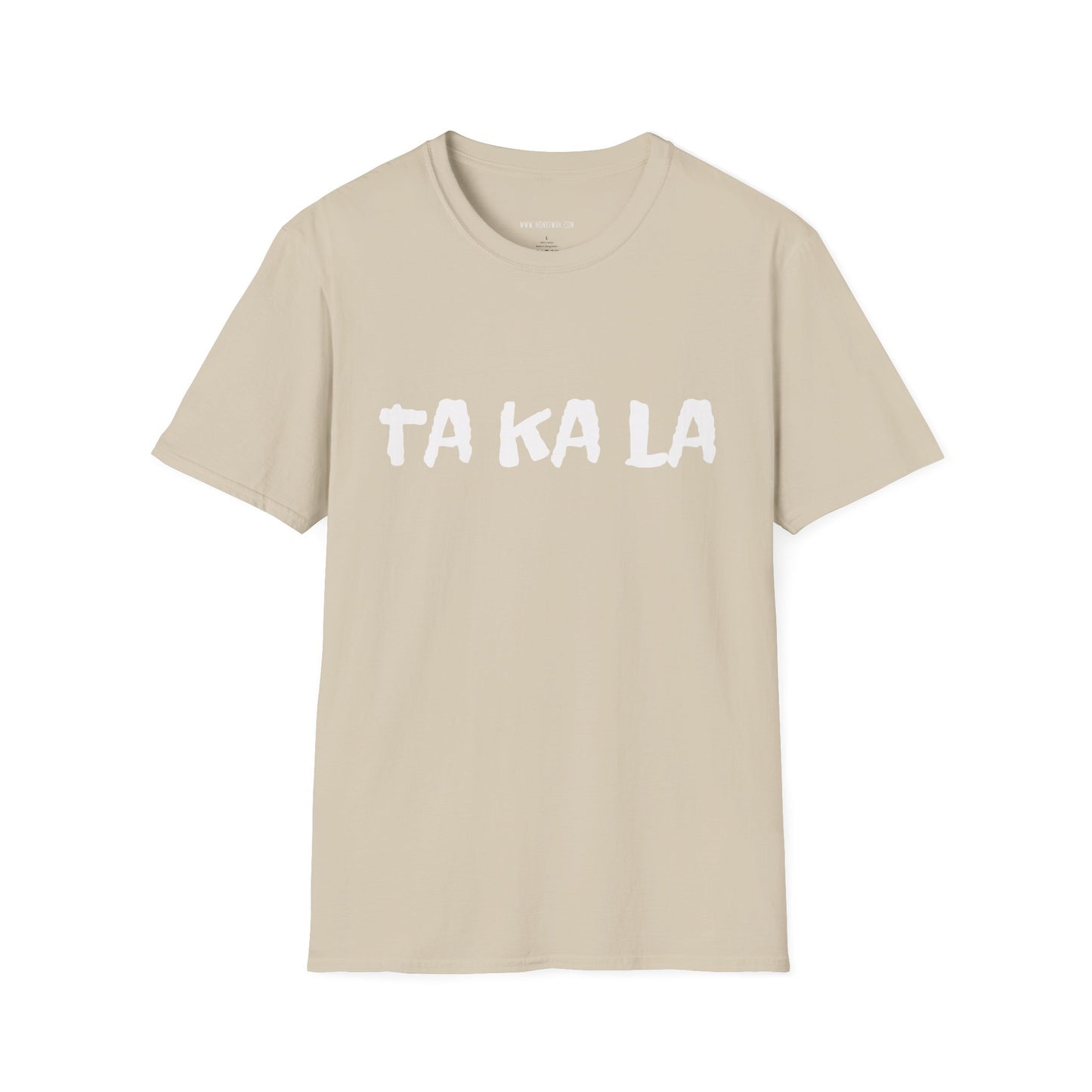 TA KA LA Minimalist Text Tee