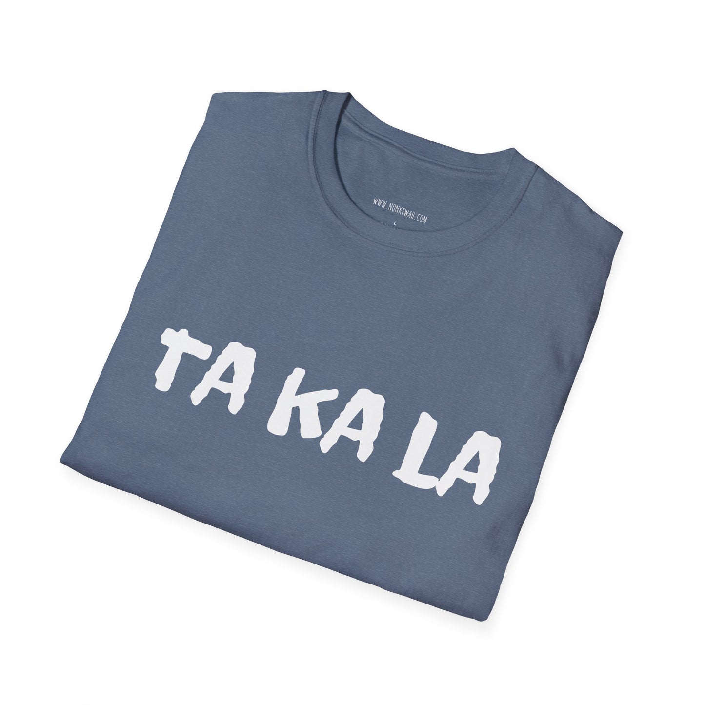 TA KA LA Minimalist Text Tee